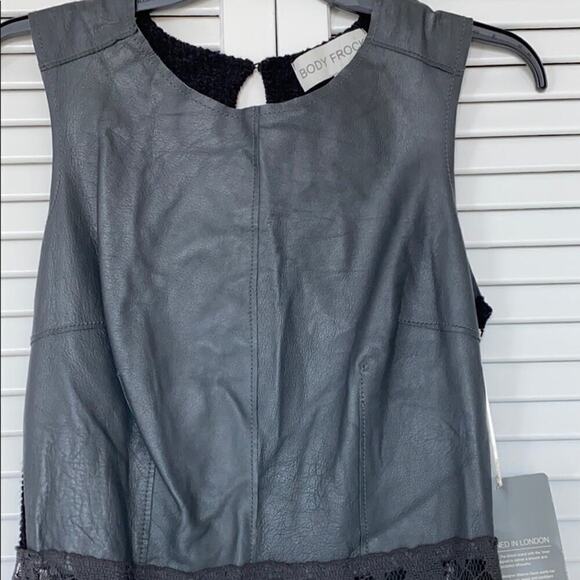 Body Frock dress Leather & knit top Gorgeous stretch lace see-through skirt 10
C - Picture 6 of 14